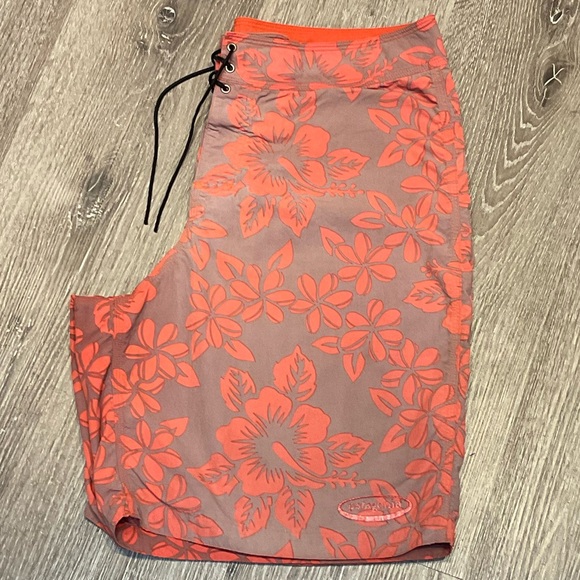 Vintage 2001 Rare “Pataloha” Patagonia Collection Floral Boardshorts Size 34 - Picture 3 of 11